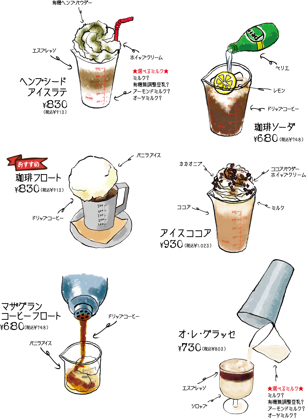 メニュー画像：ドリンク2
