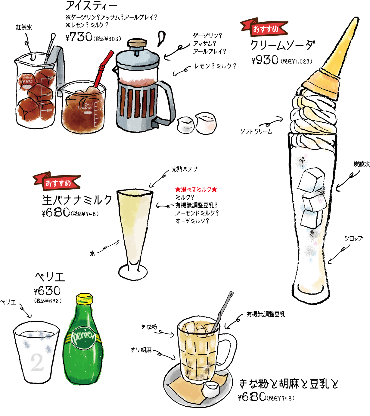 メニュー画像：ドリンク3