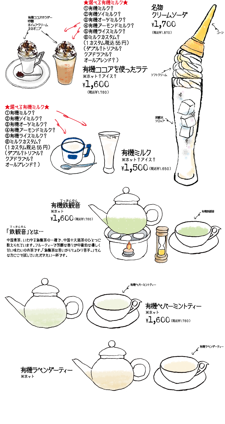 メニュー画像：アラカルト